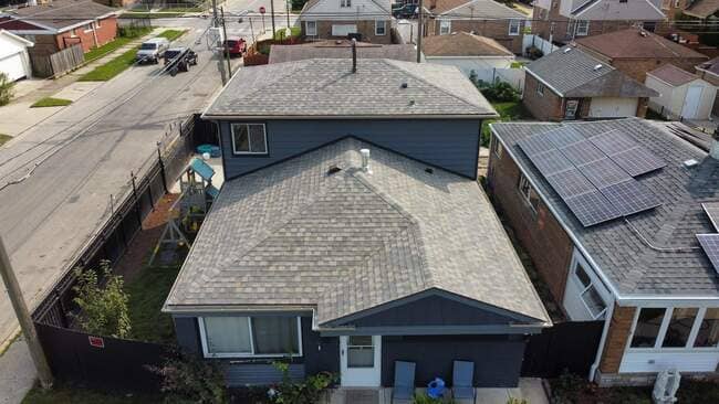 Completed roof replacement by State Restoration Services