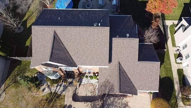 Completed roof replacement by State Restoration Services