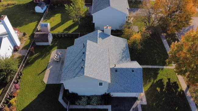 Completed roof replacement by State Restoration Services